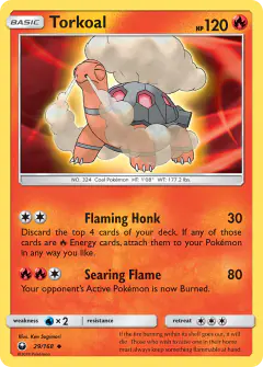 Torkoal Uncommon card from Celestial Storm