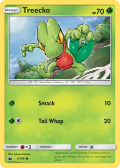 Treecko Common card from Celestial Storm