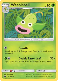 Weepinbell Uncommon card from Celestial Storm