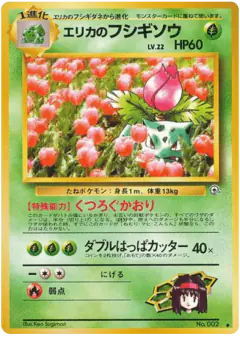 Erika's Ivysaur Uncommon card from Challenge from the Darkness