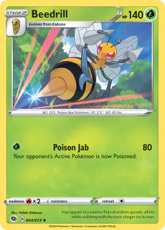 Beedrill Uncommon card from Champion's Path