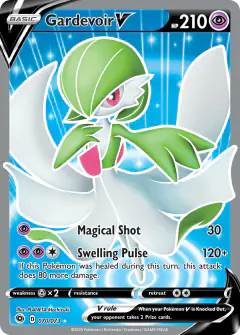 Gardevoir V Rare Ultra card from Champion's Path