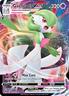 Gardevoir VMAX Rare Holo VMAX card from Champion's Path