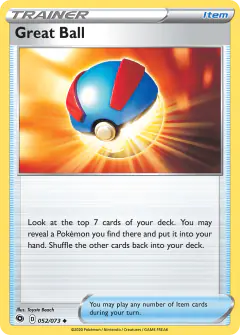 Great Ball Uncommon card from Champion's Path
