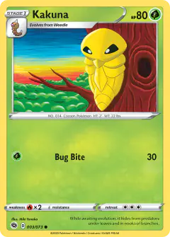 Kakuna Common card from Champion's Path