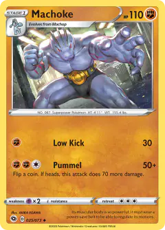 Machoke Uncommon card from Champion's Path