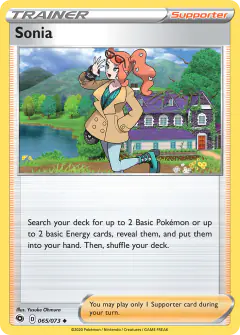 Sonia Uncommon card from Champion's Path