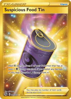 Suspicious Food Tin Rare Secret card from Champion's Path