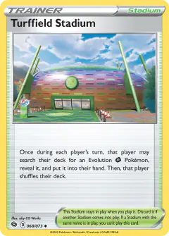 Turffield Stadium Uncommon card from Champion's Path
