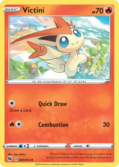 Victini Uncommon card from Champion's Path