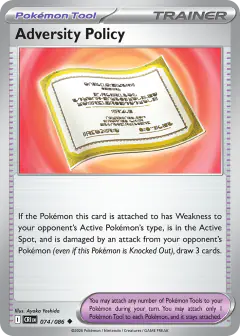 Adversity Policy Uncommon card from Chaos Rising