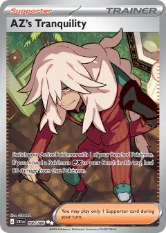 AZ's Tranquility Ultra Rare card from Chaos Rising