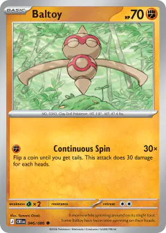 Baltoy Common card from Chaos Rising