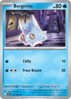 Bergmite Common card from Chaos Rising