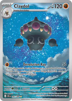 Claydol Illustration Rare card from Chaos Rising