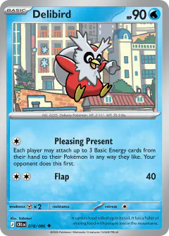 Delibird Uncommon card from Chaos Rising