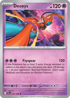 Deoxys Uncommon card from Chaos Rising