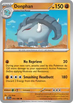 Donphan Common card from Chaos Rising