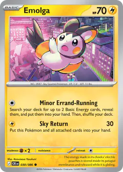Emolga Common card from Chaos Rising