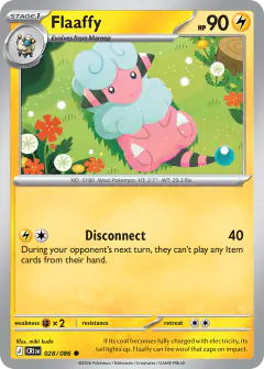 Flaaffy Common card from Chaos Rising