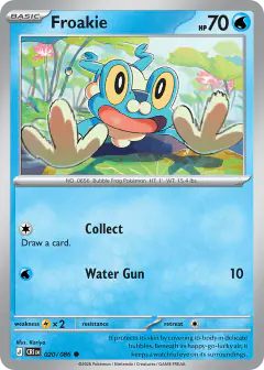 Froakie Common card from Chaos Rising