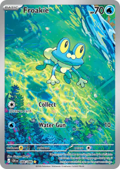 Froakie Illustration Rare card from Chaos Rising