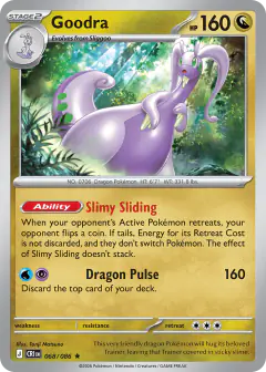 Goodra Rare card from Chaos Rising