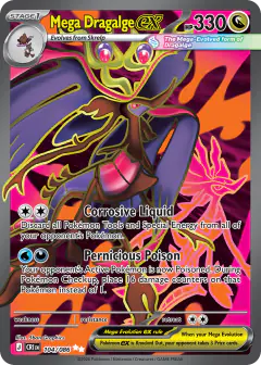 Mega Dragalge ex Ultra Rare card from Chaos Rising