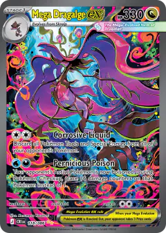 Mega Dragalge ex Special Illustration Rare card from Chaos Rising