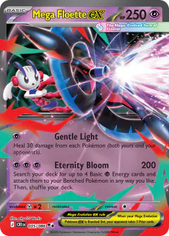 Mega Floette ex Double Rare card from Chaos Rising