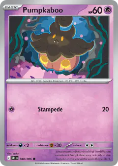 Pumpkaboo Common card from Chaos Rising