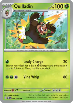 Quilladin Common card from Chaos Rising