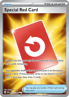 Special Red Card Ultra Rare card from Chaos Rising