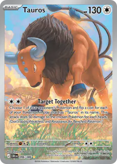 Tauros Illustration Rare card from Chaos Rising