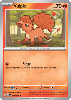 Vulpix Common card from Chaos Rising