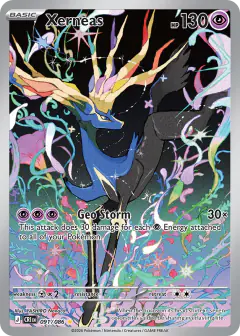 Xerneas Illustration Rare card from Chaos Rising