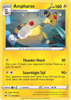 Ampharos Rare card from Chilling Reign