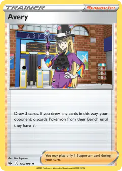 Avery Uncommon card from Chilling Reign