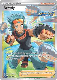 Brawly Rare Ultra card from Chilling Reign