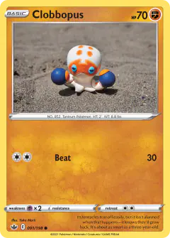 Clobbopus Common card from Chilling Reign