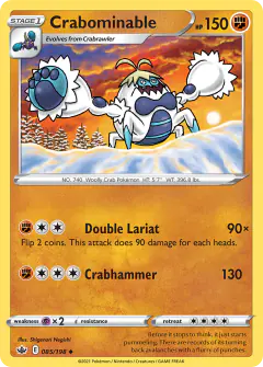 Crabominable Uncommon card from Chilling Reign