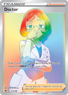 Doctor Rare Rainbow card from Chilling Reign