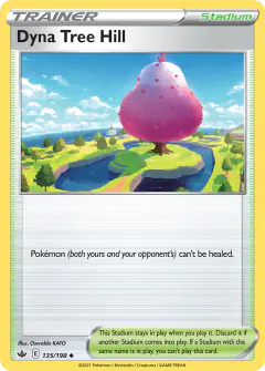 Dyna Tree Hill Uncommon card from Chilling Reign