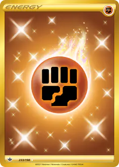Fighting Energy Rare Secret card from Chilling Reign