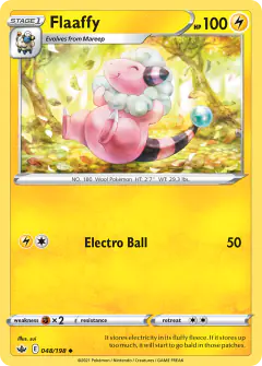 Flaaffy Uncommon card from Chilling Reign