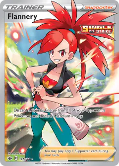Flannery Rare Ultra card from Chilling Reign