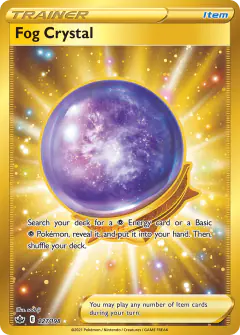 Fog Crystal Rare Secret card from Chilling Reign