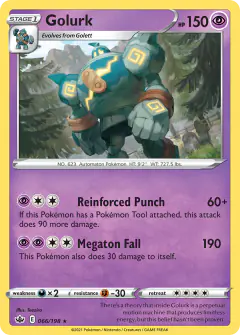 Golurk Rare card from Chilling Reign
