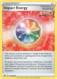 Impact Energy Uncommon card from Chilling Reign