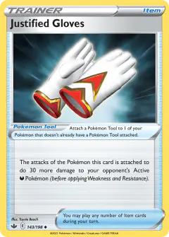 Justified Gloves Uncommon card from Chilling Reign